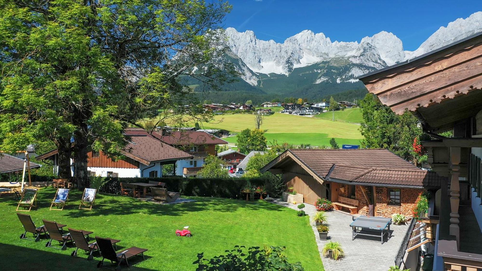 Gaestehaus Brantlhof Zimmer Und Ferienwohnungen In Going Am Wilden Kaiser Bagian luar foto